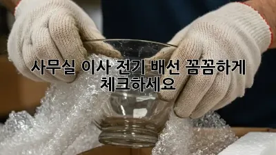 사무실 이사? 전기 배선 꼼꼼하게 체크하세요!